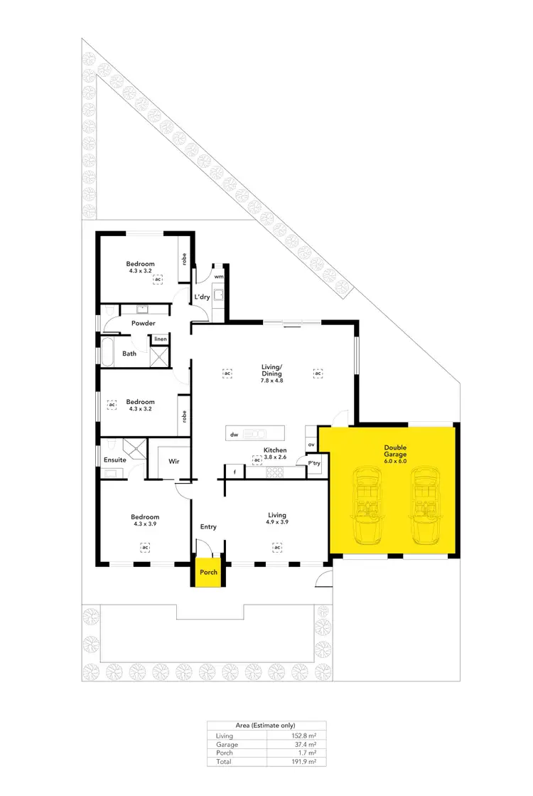 Floorplan of Homely house listing, 2B Goldsworthy Crescent, Glenelg North SA 5045