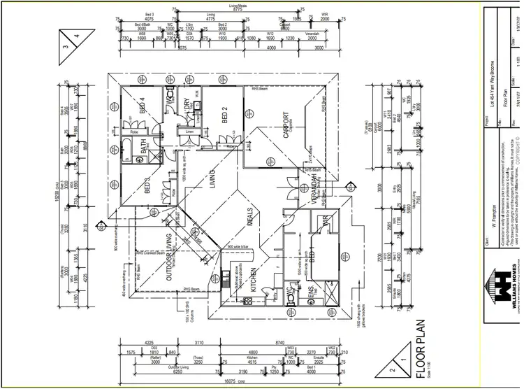 Floorplan of Homely house listing, 8 Yarri Way, Cable Beach WA 6726