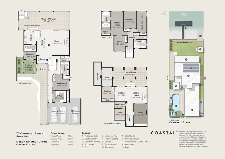 Floorplan of Homely house listing, 73 Campbell Street, Sorrento QLD 4217