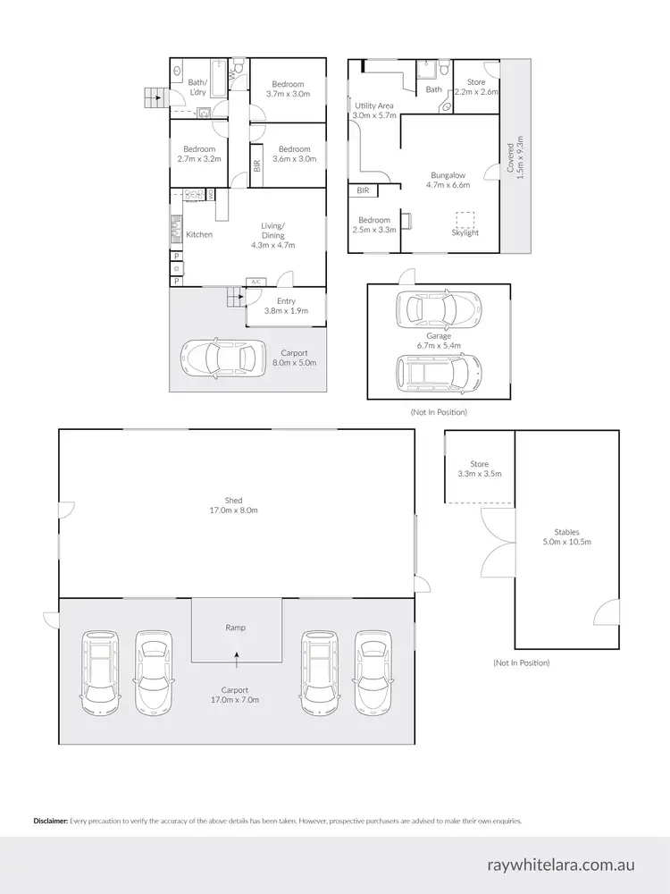 Floorplan of Homely rural property listing, 100 Kiddle Drive, Lara VIC 3212