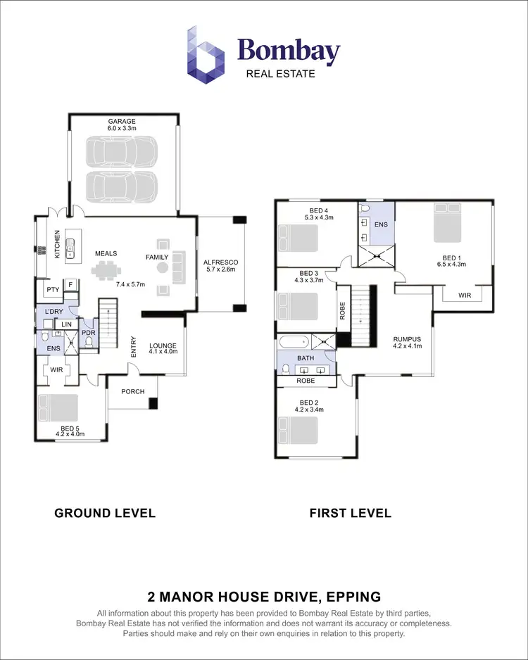 Floorplan of Homely house listing, 2 Manor House Drive, Epping VIC 3076