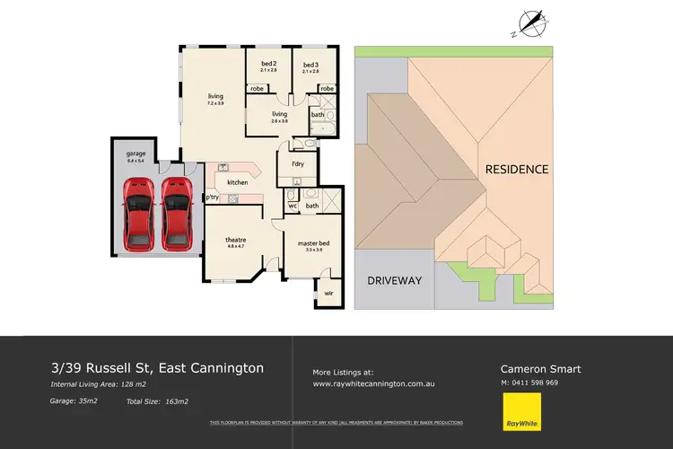 Floorplan of Homely house listing, 3/39 Russell Street, East Cannington WA 6107