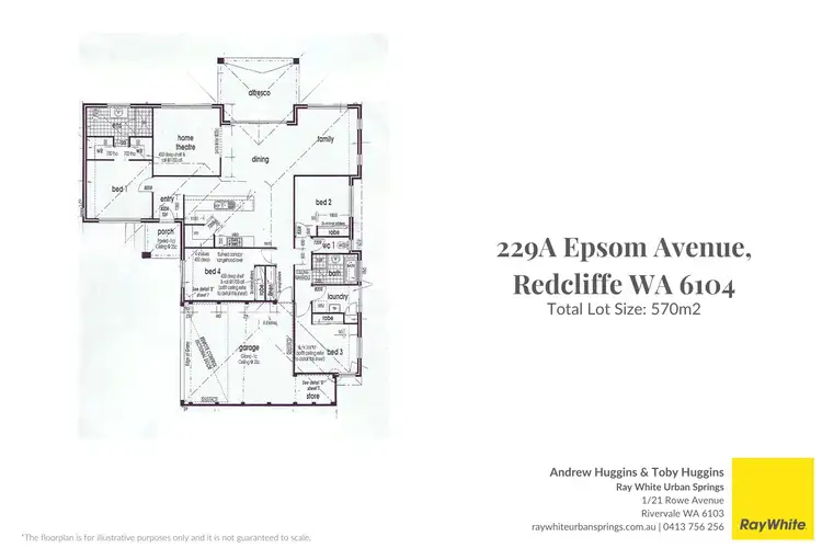 Floorplan of Homely house listing, 229A Epsom Avenue, Redcliffe WA 6104