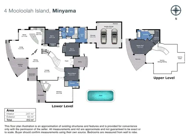 Floorplan of Homely house listing, 4 Mooloolah Island, Minyama QLD 4575