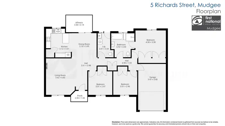 Floorplan of Homely house listing, 5 Richards Street, Mudgee NSW 2850