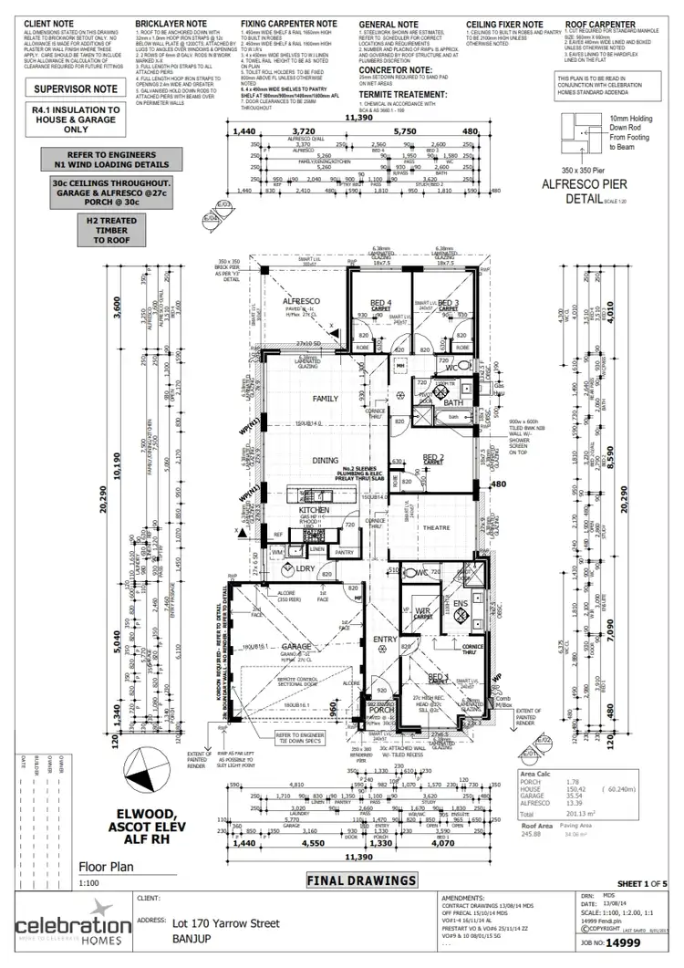 Floorplan of Homely house listing, 12 Yarrow Street, Treeby WA 6164