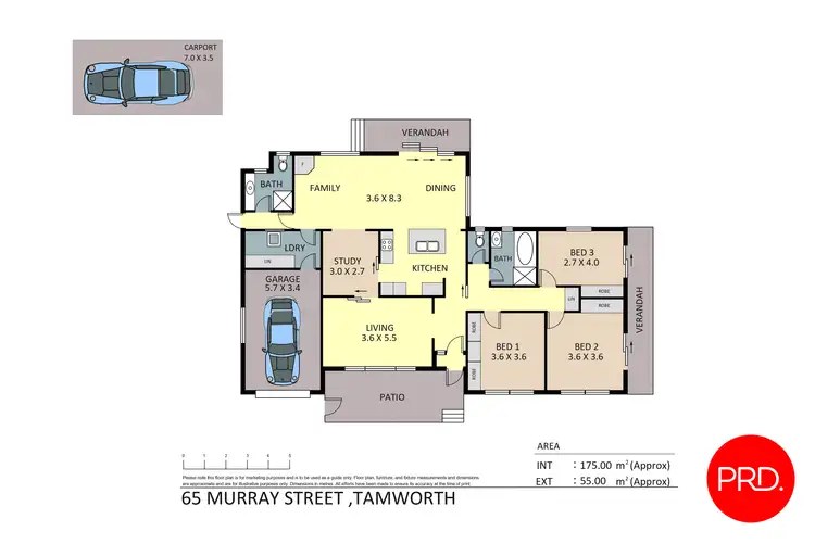 Floorplan of Homely house listing, 65 Murray Street, Tamworth NSW 2340