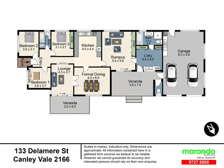 Floorplan of Homely house listing, 133 Delamere Street, Canley Vale NSW 2166