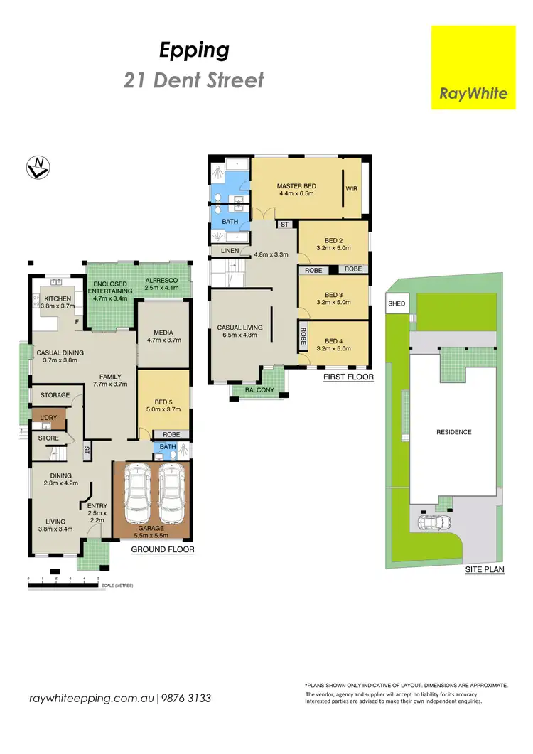 Floorplan of Homely house listing, 21 Dent Street, Epping NSW 2121