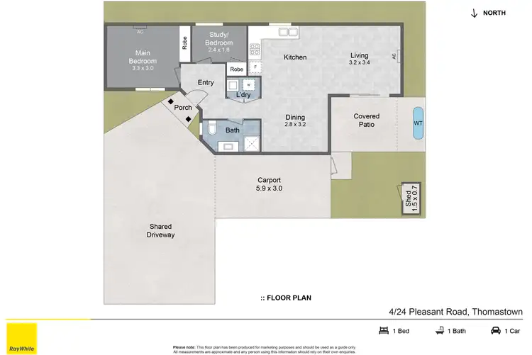 Floorplan of Homely unit listing, 4/25 Pleasant Road, Thomastown VIC 3074