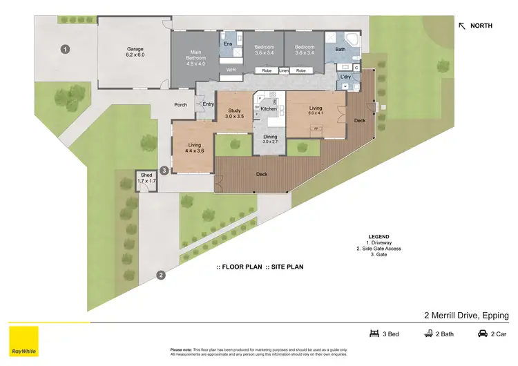 Floorplan of Homely house listing, 2 Merrill Drive, Epping VIC 3076