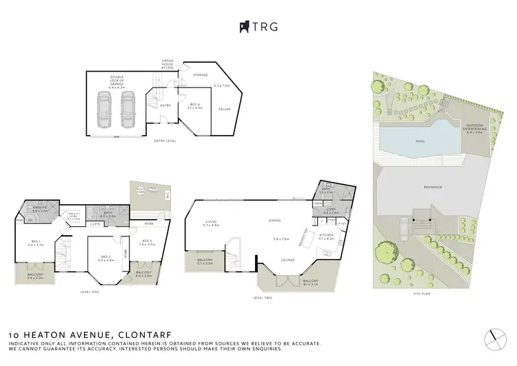 Floorplan of Homely house listing, 10 Heaton Avenue, Clontarf NSW 2093
