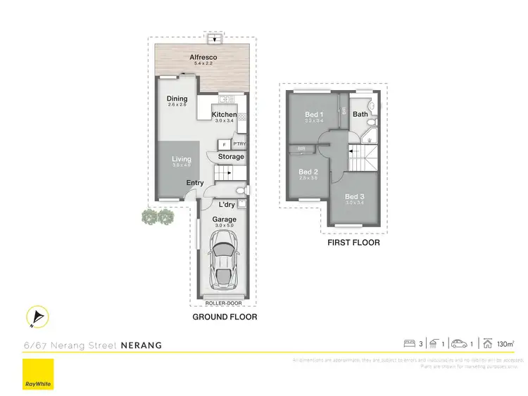 Floorplan of Homely townhouse listing, 6D/67 Nerang Street, Nerang QLD 4211