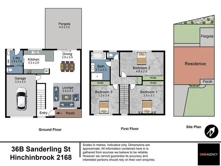 Floorplan of Homely townhouse listing, 2/36 Sanderling Street, Hinchinbrook NSW 2168