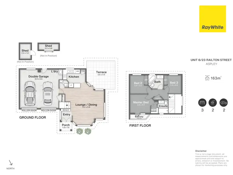 Floorplan of Homely townhouse listing, 6/23 Railton Street, Aspley QLD 4034