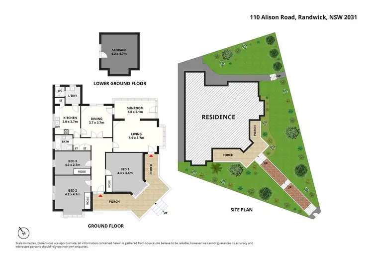 Floorplan of Homely house listing, 110 Alison Road, Randwick NSW 2031