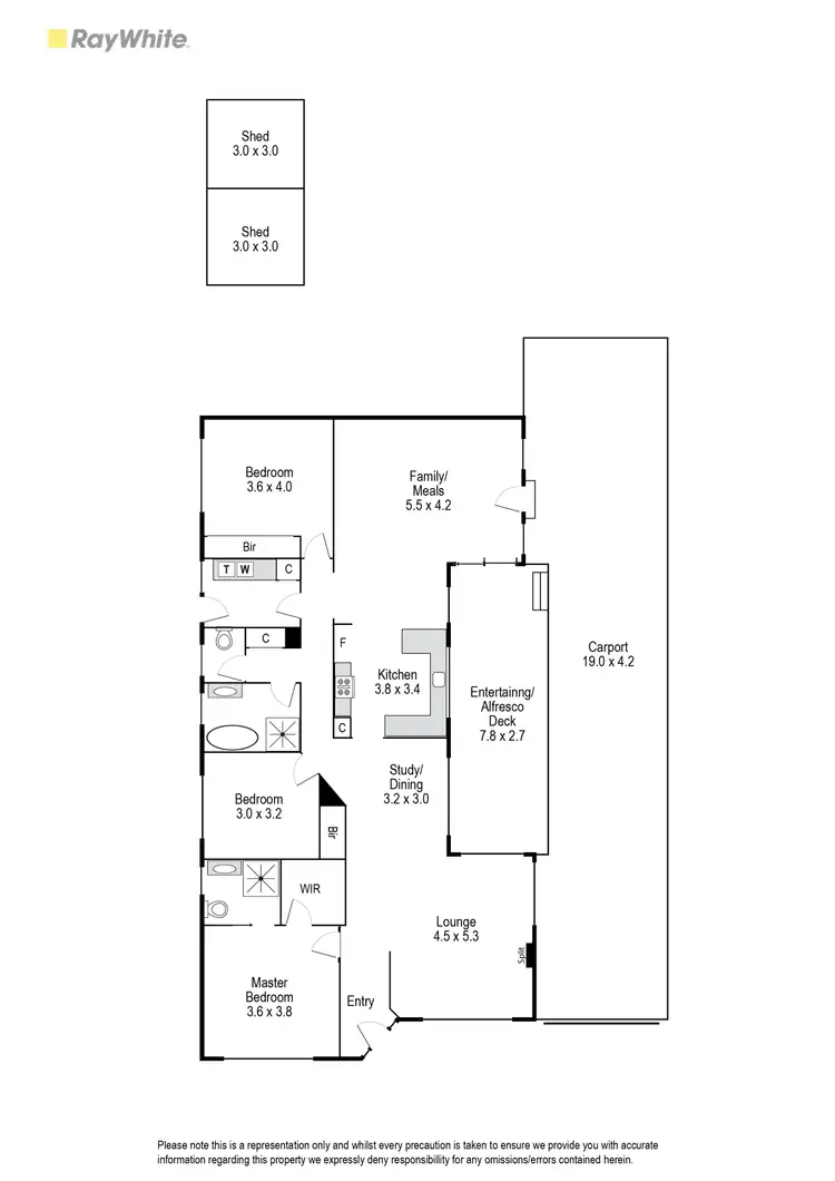 Floorplan of Homely house listing, 28 Gabrielle Crescent, Gladstone Park VIC 3043