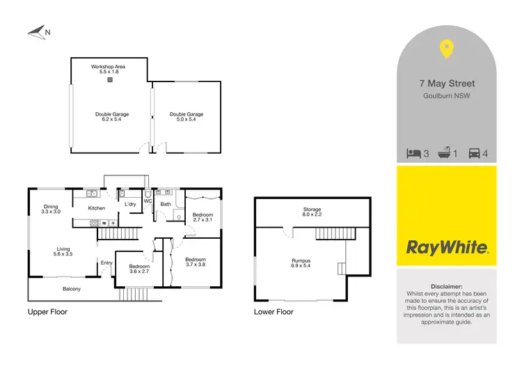 Floorplan of Homely house listing, 7 May Street, Goulburn NSW 2580