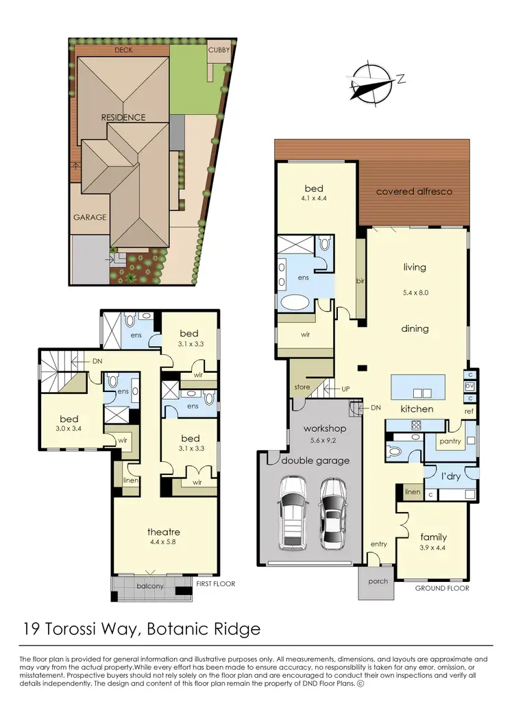 Floorplan of Homely house listing, 19 Torossi Way, Botanic Ridge VIC 3977