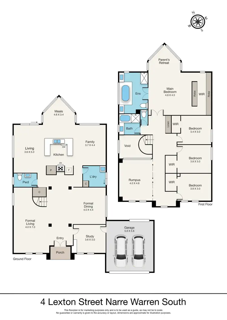Floorplan of Homely house listing, 4 Lexton Street, Narre Warren South VIC 3805
