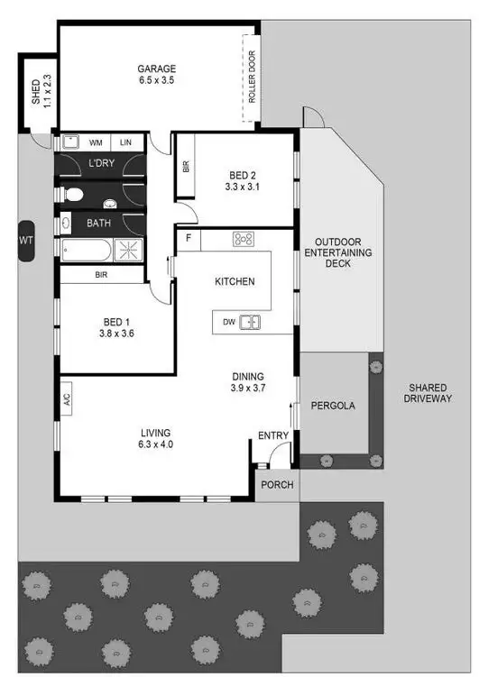 Floorplan of Homely house listing, 1B South Street, Belmont VIC 3216