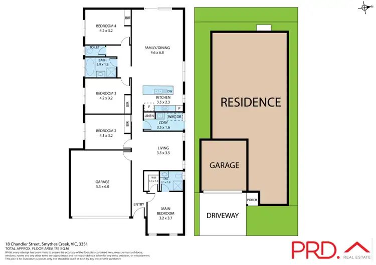 Floorplan of Homely house listing, 18 Chandler Street, Smythes Creek VIC 3351