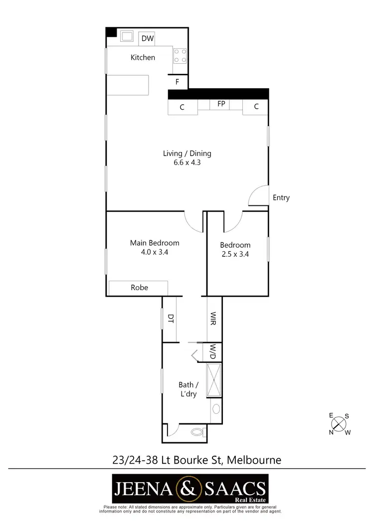 Floorplan of Homely apartment listing, 23/24-38 Little Bourke Street, Melbourne VIC 3000