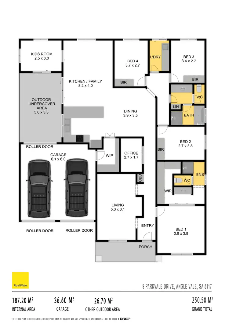 Floorplan of Homely house listing, 9 Parkvale Drive, Angle Vale SA 5117