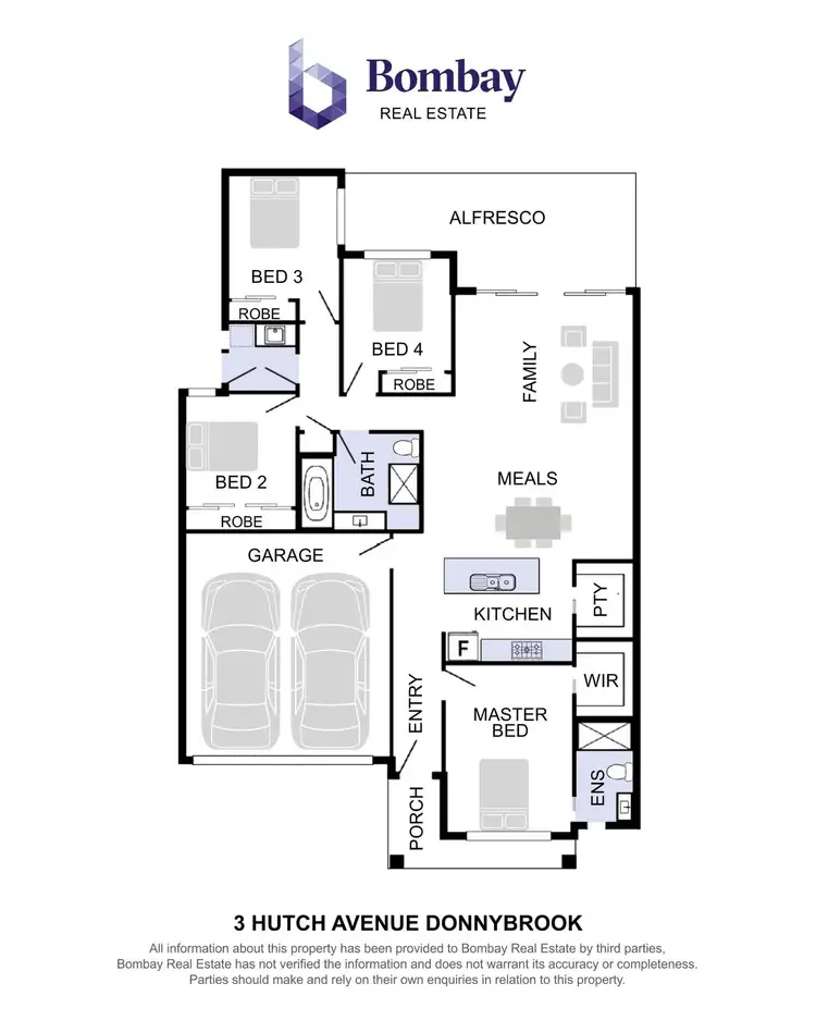 Floorplan of Homely house listing, 3 Hutch Avenue, Donnybrook VIC 3064