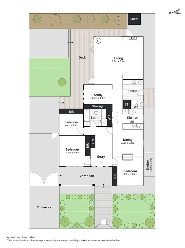 Floorplan of Homely house listing, 8 Guthrie Avenue, North Geelong VIC 3215