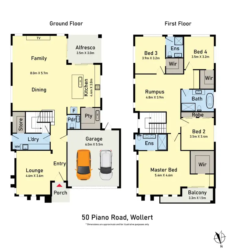Floorplan of Homely house listing, 50 Piano Road, Wollert VIC 3750