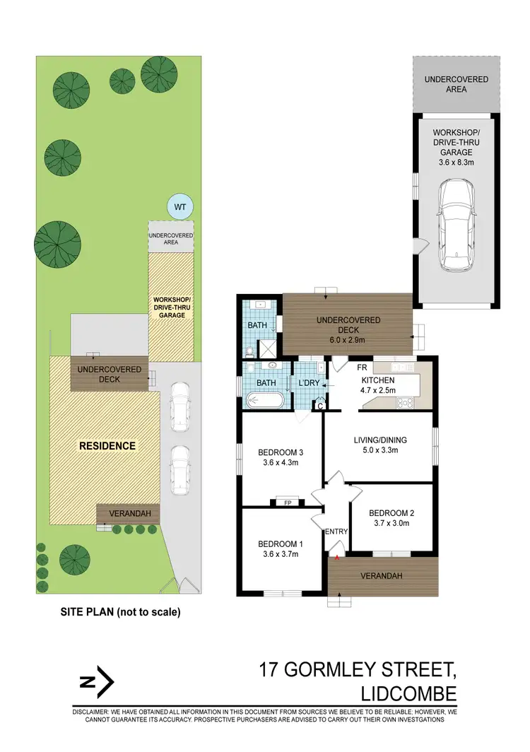 Floorplan of Homely house listing, 17 Gormley Street, Lidcombe NSW 2141