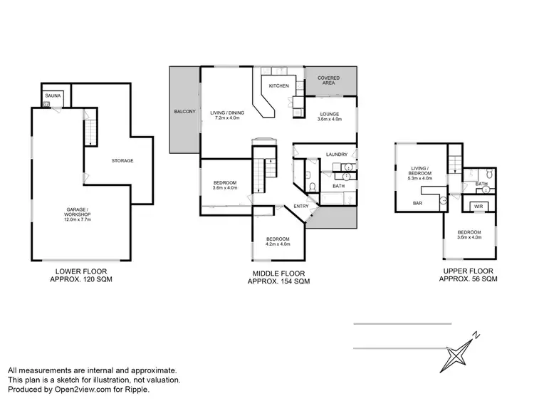 Floorplan of Homely house listing, 4 Beach Road, Lindisfarne TAS 7015