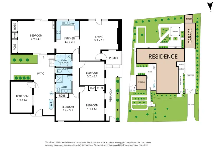 Floorplan of Homely house listing, 16 Tiverton Drive, Mulgrave VIC 3170