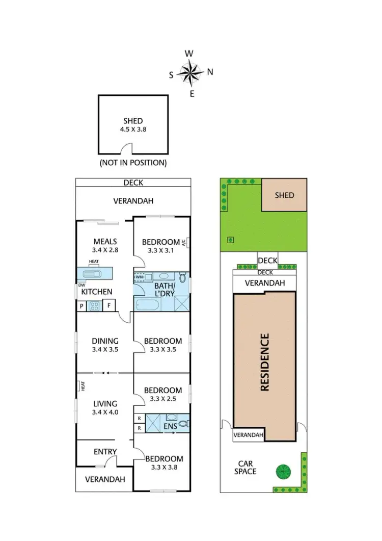 Floorplan of Homely house listing, 20 Henty Street, Brunswick VIC 3056