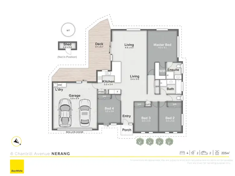 Floorplan of Homely house listing, 6 Chantrill Avenue, Nerang QLD 4211