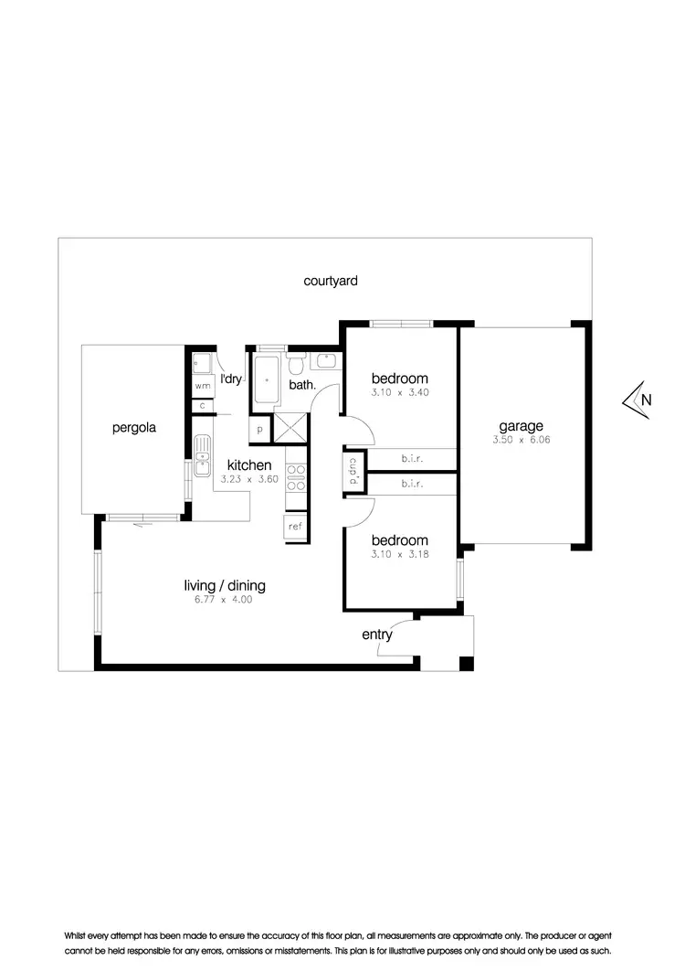 Floorplan of Homely unit listing, 3/16 Mitchell Avenue, Altona North VIC 3025