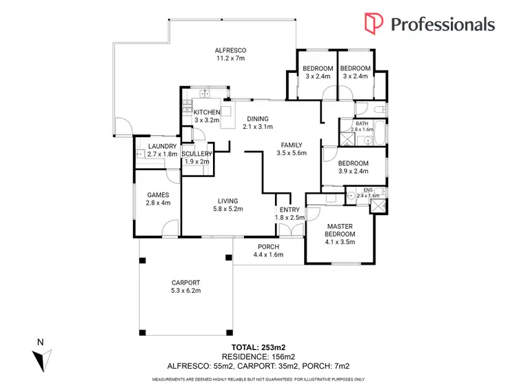 Floorplan of Homely house listing, 6 Claydon Street, Willetton WA 6155