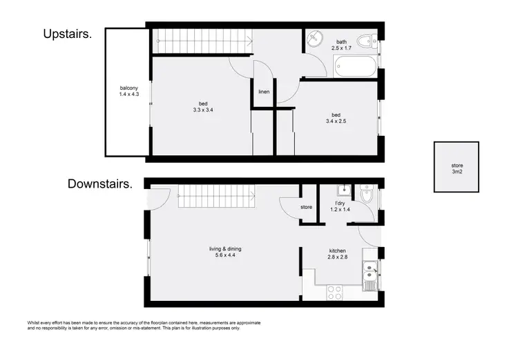 Floorplan of Homely unit listing, 2/28-30 Fairweather Street, Yorkeys Knob QLD 4878