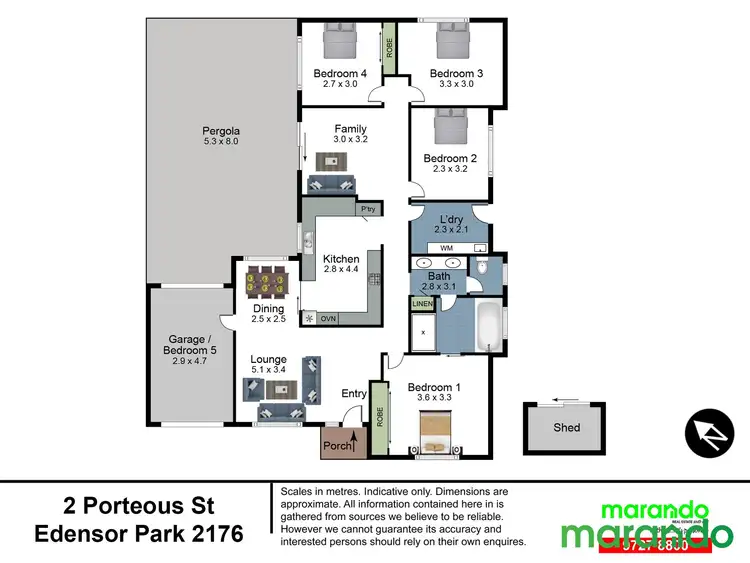Floorplan of Homely house listing, 2 Porteous Street, Edensor Park NSW 2176