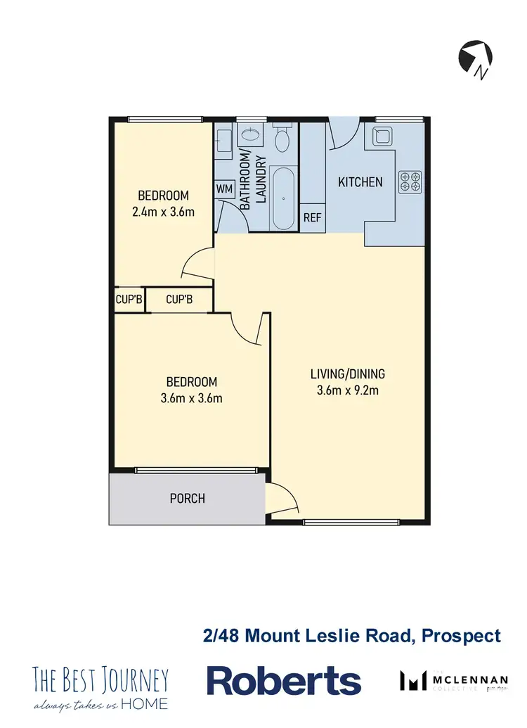 Floorplan of Homely house listing, 3/48 Mount Leslie Road, Prospect Vale TAS 7250