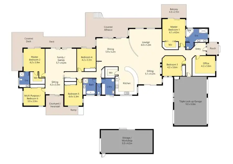 Floorplan of Homely house listing, 5-7 Atkinson Road West, Bli Bli QLD 4560