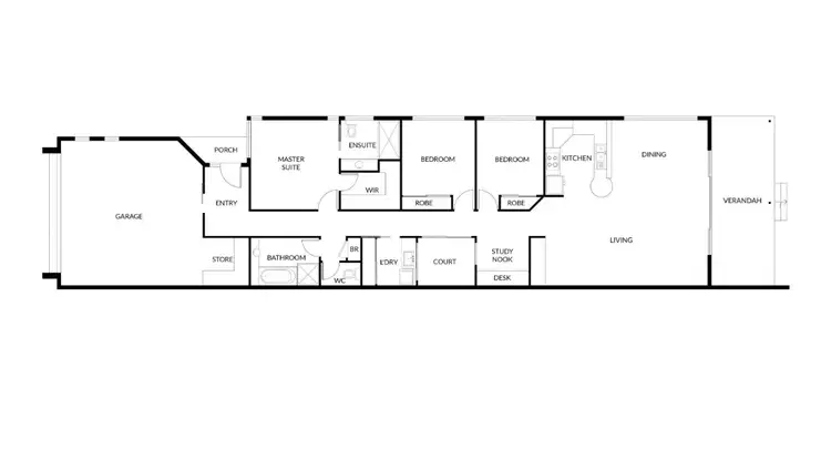 Floorplan of Homely house listing, 5a Kinross Court, Kawungan QLD 4655