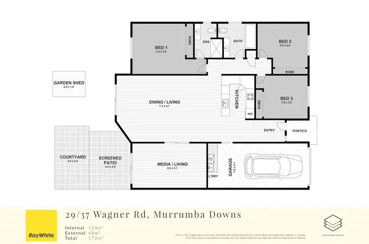 Floorplan of Homely townhouse listing, 29/37 Wagner Road, Murrumba Downs QLD 4503