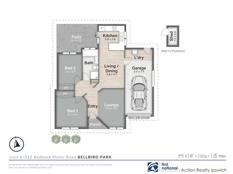 Floorplan of Homely house listing, 6/312 Redbank Plains Road, Bellbird Park QLD 4300