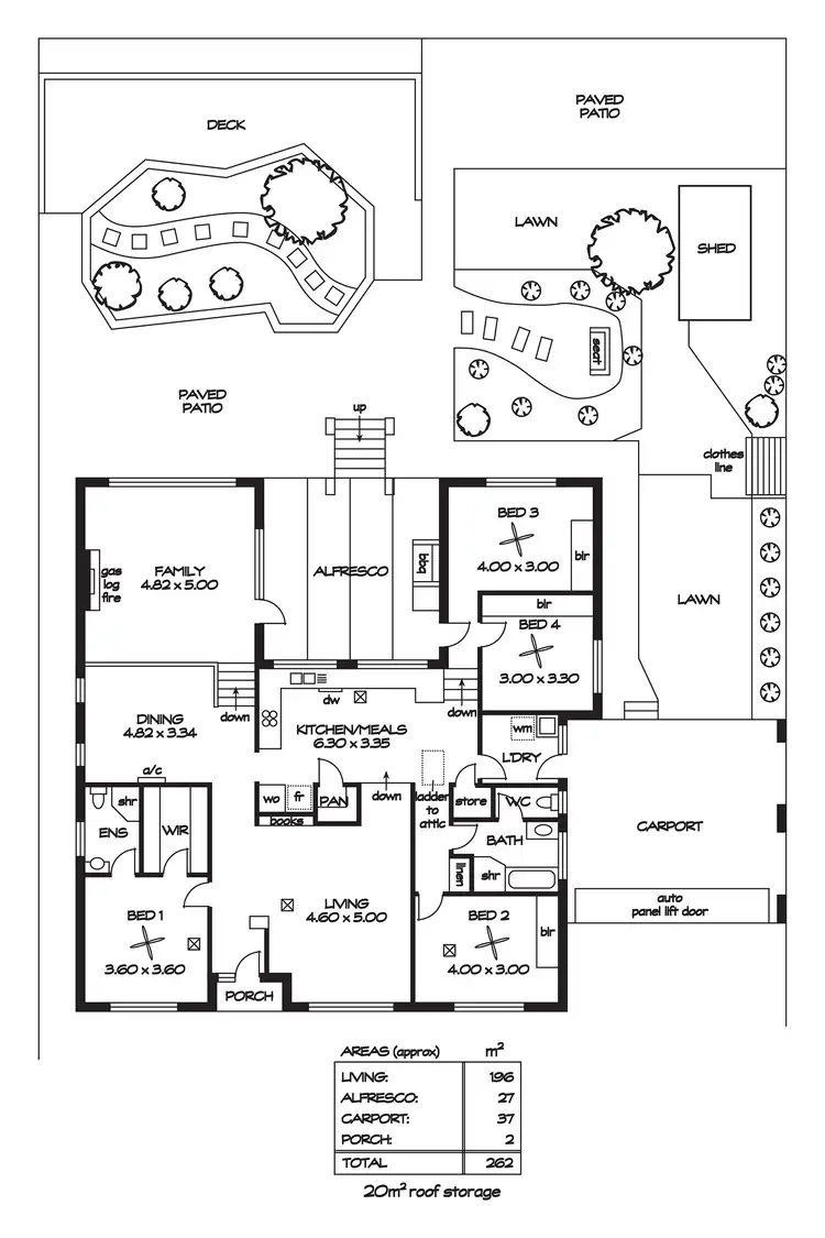 Floorplan of Homely house listing, 75 Valley View Drive, Highbury SA 5089