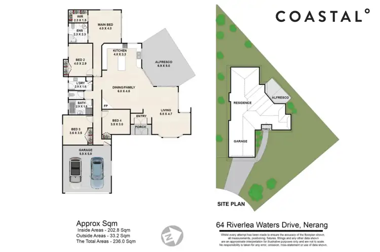 Floorplan of Homely house listing, 64 Riverlea Waters Drive, Nerang QLD 4211