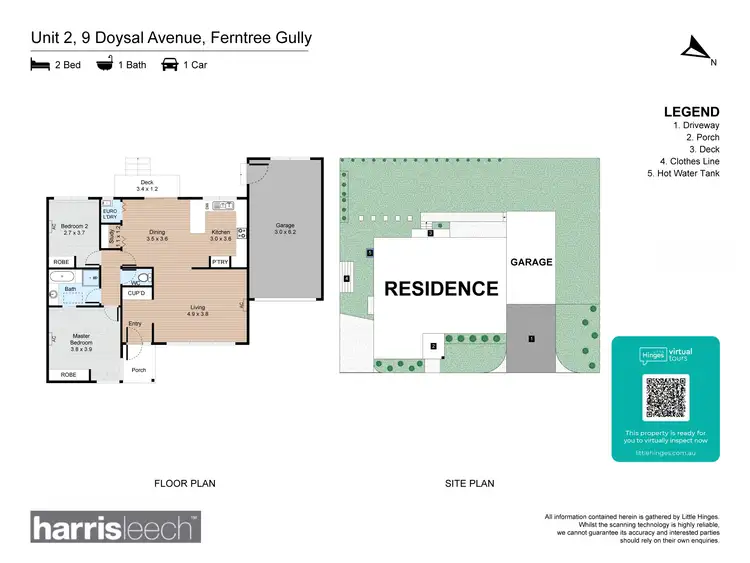 Floorplan of Homely house listing, 2/9 Doysal Avenue, Ferntree Gully VIC 3156