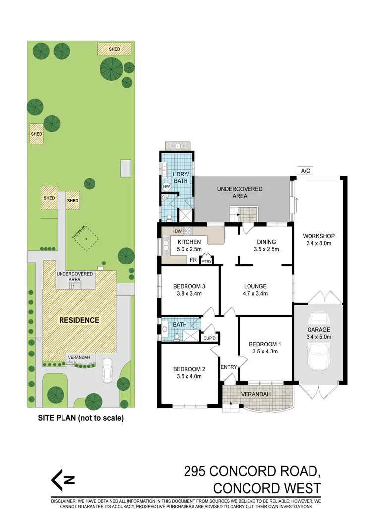 Floorplan of Homely house listing, 295 CONCORD ROAD, Concord West NSW 2138