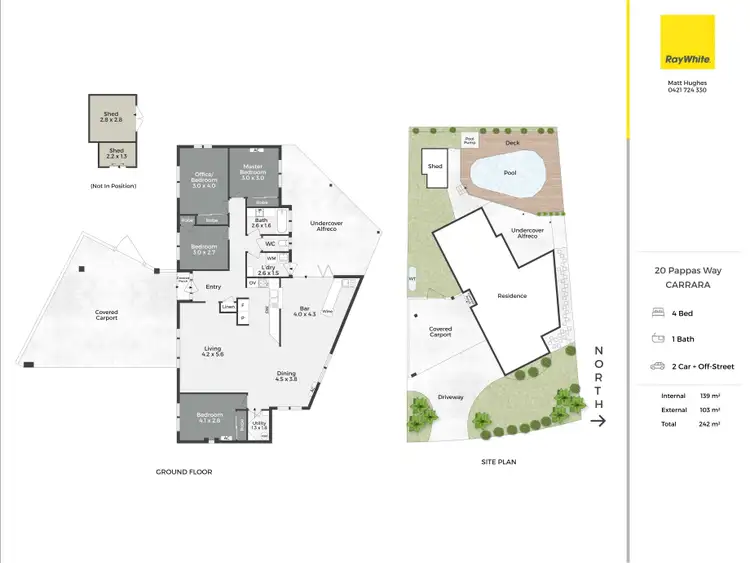 Floorplan of Homely house listing, 20 Pappas Way, Carrara QLD 4211